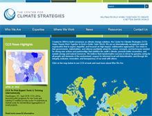 Tablet Screenshot of climatestrategies.us